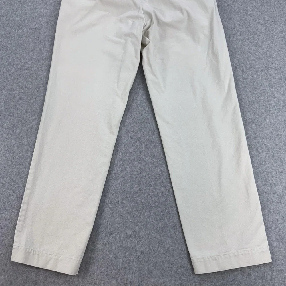 Polo Ralph Lauren Pants Mens 34x30 Beige Cotton Chino Casual Adjustable Waist